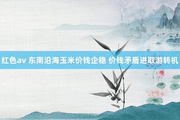 红色av 东南沿海玉米价钱企稳 价钱矛盾进取游转机