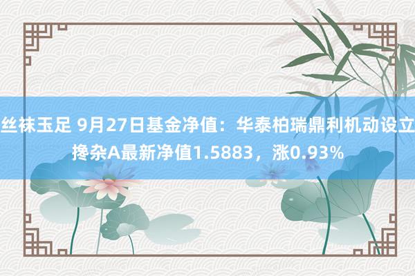 丝袜玉足 9月27日基金净值：华泰柏瑞鼎利机动设立搀杂A最新净值1.5883，涨0.93%