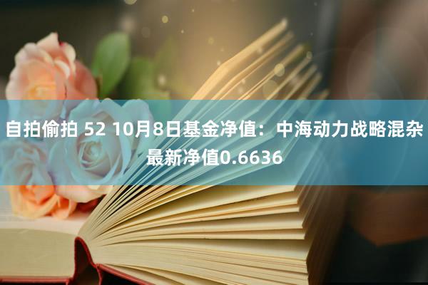 自拍偷拍 52 10月8日基金净值：中海动力战略混杂最新净值0.6636
