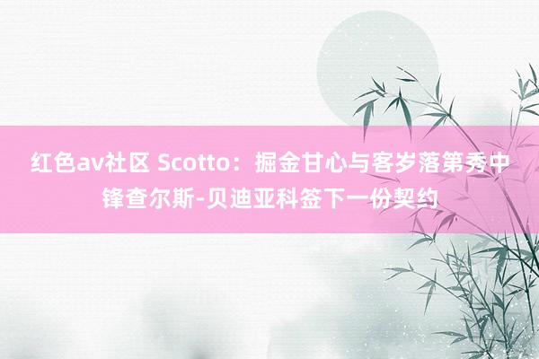 红色av社区 Scotto：掘金甘心与客岁落第秀中锋查尔斯-贝迪亚科签下一份契约