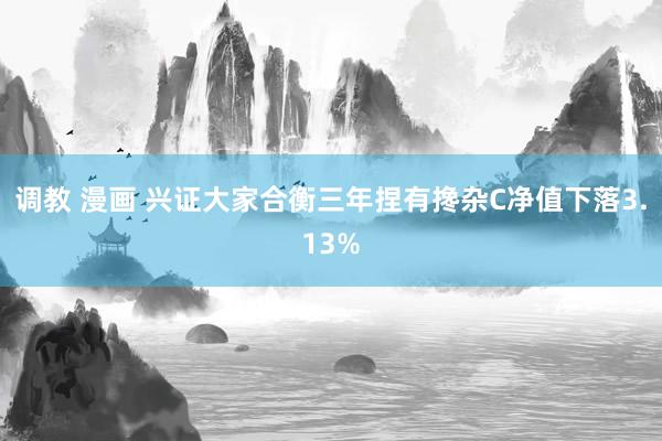 调教 漫画 兴证大家合衡三年捏有搀杂C净值下落3.13%