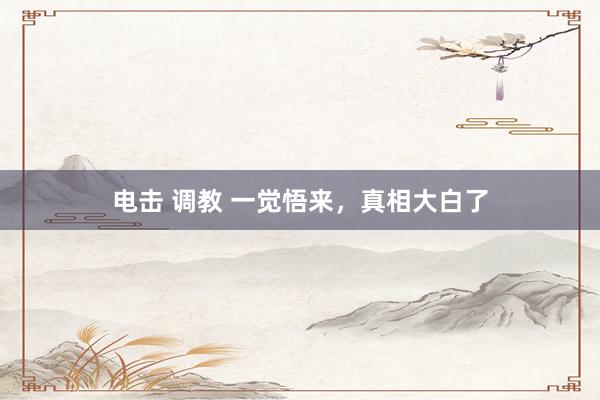 电击 调教 一觉悟来，真相大白了