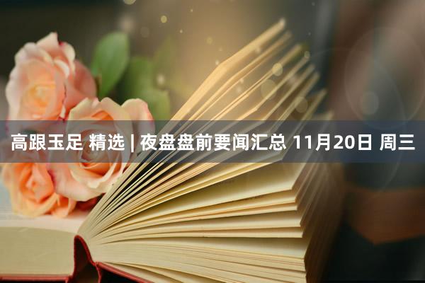 高跟玉足 精选 | 夜盘盘前要闻汇总 11月20日 周三