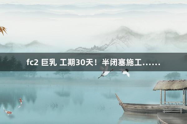 fc2 巨乳 工期30天！半闭塞施工……