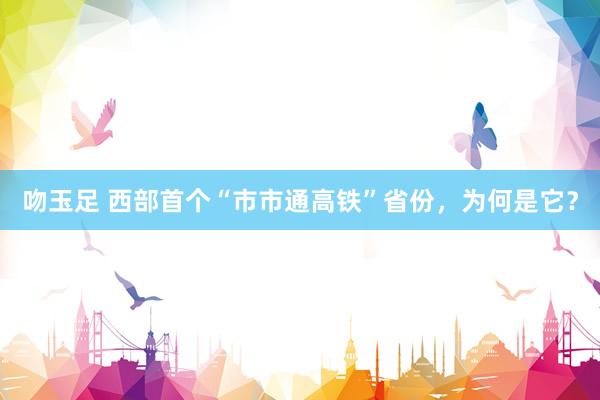 吻玉足 西部首个“市市通高铁”省份，为何是它？