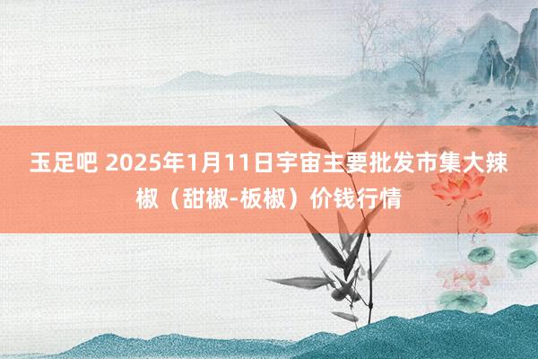 玉足吧 2025年1月11日宇宙主要批发市集大辣椒（甜椒-板椒）价钱行情