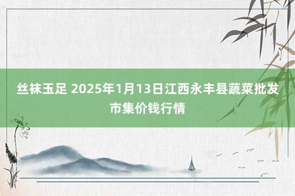 丝袜玉足 2025年1月13日江西永丰县蔬菜批发市集价钱行情