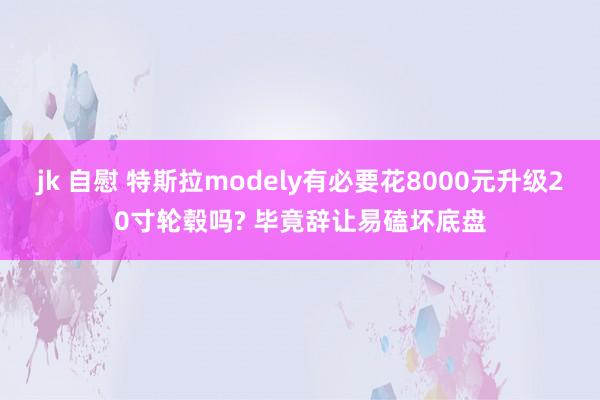 jk 自慰 特斯拉modely有必要花8000元升级20寸轮毂吗? 毕竟辞让易磕坏底盘