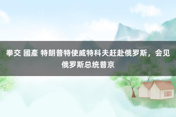 拳交 國產 特朗普特使威特科夫赶赴俄罗斯，会见俄罗斯总统普京